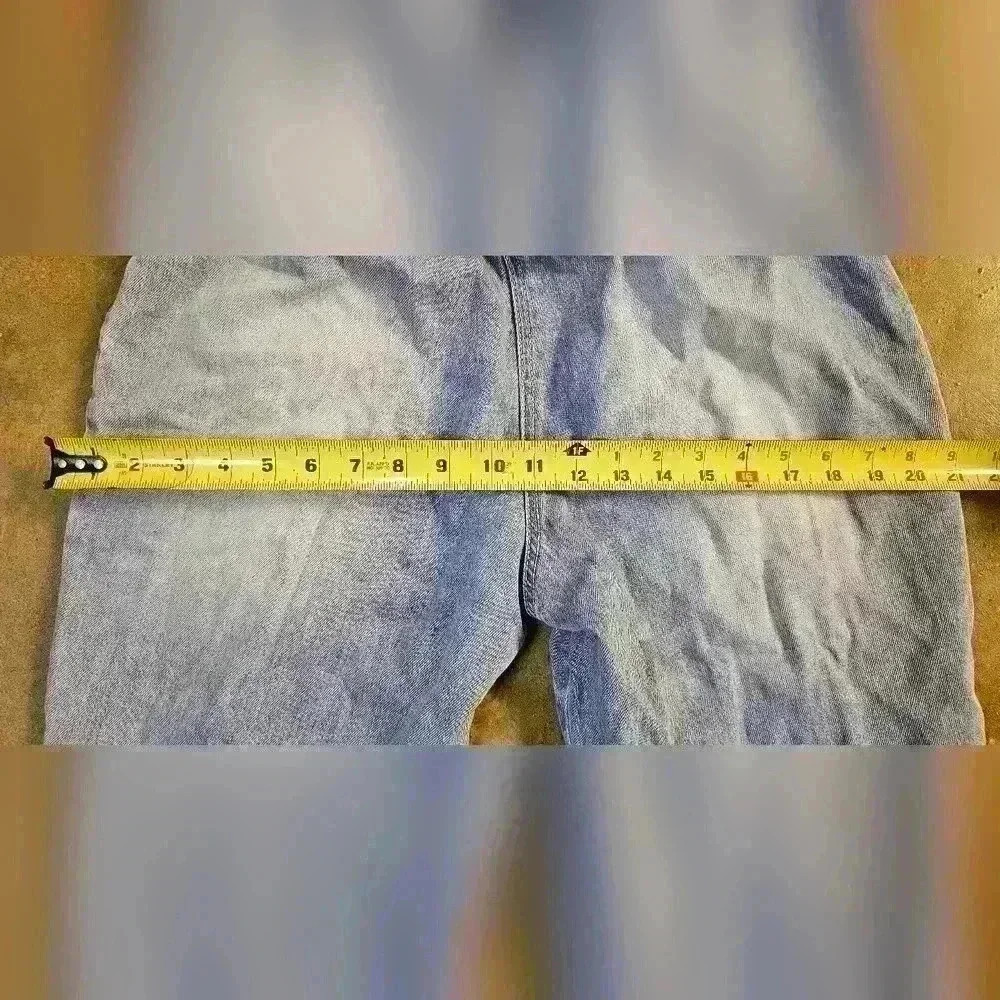 Easel High Rise Elastic Pocket Distressed Jeans Small - Picture 4 of 11